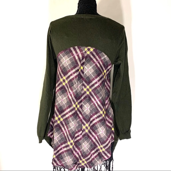 LOGO Lori Goldstein Cashmere Blend Tunic Sweater - Picture 3 of 7